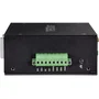 TRENDnet TI-W100 Router Inalámbrico Industrial Gigabit Ethernet AC1200, Doble Banda 2.4GHz/5GHz, 4 Puertos LAN, Carcasa Metálica IP30, Negro
