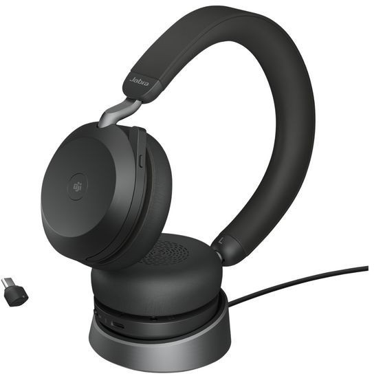 Jabra Evolve2 75 Headset con Base de Carga - Negro - Microsoft Teams Jabra Evolve2 75 Headset con Base de Carga - Negro - Microsoft Teams