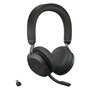 Jabra Evolve2 75 Auriculares Diadema Bluetooth USB-C para Llamadas/Música, Cancelación Activa Ruido, Negro