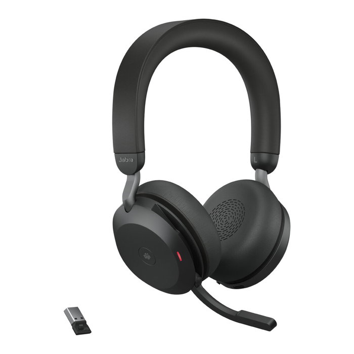 Jabra Evolve2 75 Stereo MS con Base de Carga y Link380a, Negro Jabra Evolve2 75 Stereo MS con Base de Carga y Link380a, Negro