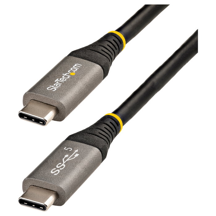 StarTech.com Cable USB-C a USB-C de 2m, 100W PD, 5 Gbps, Modo DP Alt