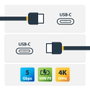 Startech Cable USB-C a USB-C 2m USB 3.1/3.2 Gen 1 con PD 100W (5A) y modo alterno DP, Modelo: FECB2M31PD