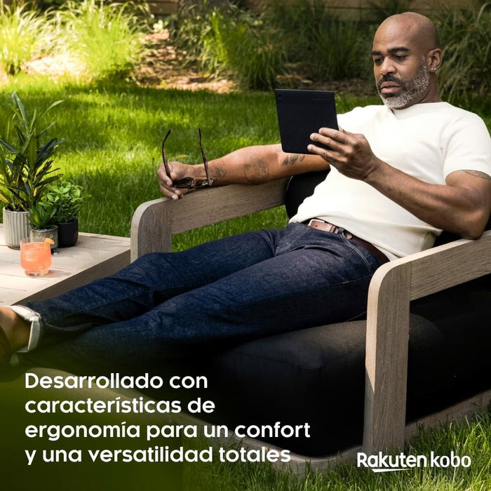 Kobo Sage Lector electrónico táctil 8'' HD Comfortlight PRO 32GB Negro Kobo Sage Lector electrónico táctil 8'' HD Comfortlight PRO 32GB Negro