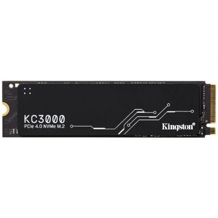 Kingston KC3000 SSD 512GB M.2 2280 PCIe Gen 4.0 NVMe con Disipador Térmico - Hasta 7000 MB/s - SKC3000S/512G Kingston KC3000 SSD 512GB M.2 2280 PCIe Gen 4.0 NVMe con Disipador Térmico - Hasta 7000 MB/s - SKC3000S/512G