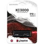 Kingston KC3000 SSD 512GB M.2 2280 PCIe Gen 4.0 NVMe con Disipador Térmico - Hasta 7000 MB/s - SKC3000S/512G