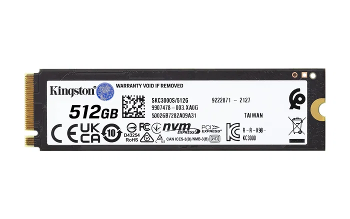 Kingston KC3000 512GB M.2 2280 NVMe PCIe 4.0 Kingston KC3000 512GB M.2 2280 NVMe PCIe 4.0