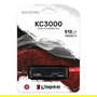 Kingston KC3000 M.2 512GB NVMe PCIe 4.0 x 4 SSD para PC/portátil