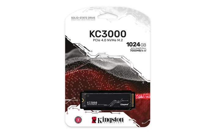 Kingston KC3000 1 TB M.2 NVMe PCIe 4.0 SSD