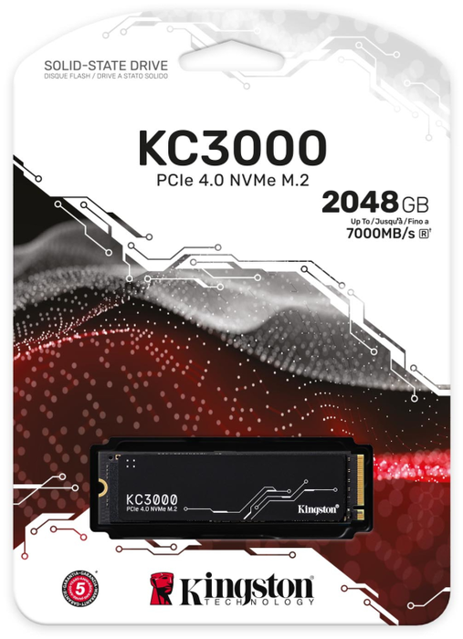 Kingston KC3000 2 TB M.2 2280 NVMe PCIe 4.0 SSD