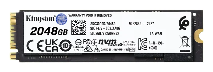 Kingston KC3000 2 TB M.2 NVMe PCIe 4.0