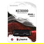 Kingston KC3000 M.2 2TB NVMe PCIe 4.0 x 4 SSD para PC y portátiles