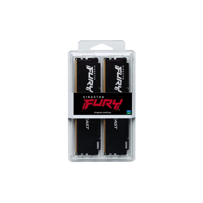 Kingston FURY Beast 32 GB (2x16 GB) DDR5 5200 MHz CL40 Black
