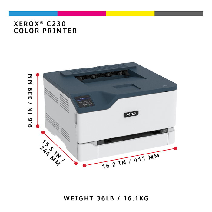 Xerox C230V_DNI Impresora Láser Color A4 con Wi-Fi y Dúplex Xerox C230V_DNI Impresora Láser Color A4 con Wi-Fi y Dúplex