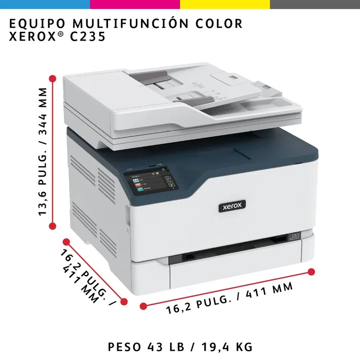 Xerox C235V_DNI Multifunción Láser Color A4 con Wi-Fi y Dúplex