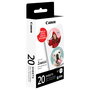 Canon ZP-2030-2C ZINK Circle Sticker 3,3 cm (20 hojas) de papel fotográfico blanco