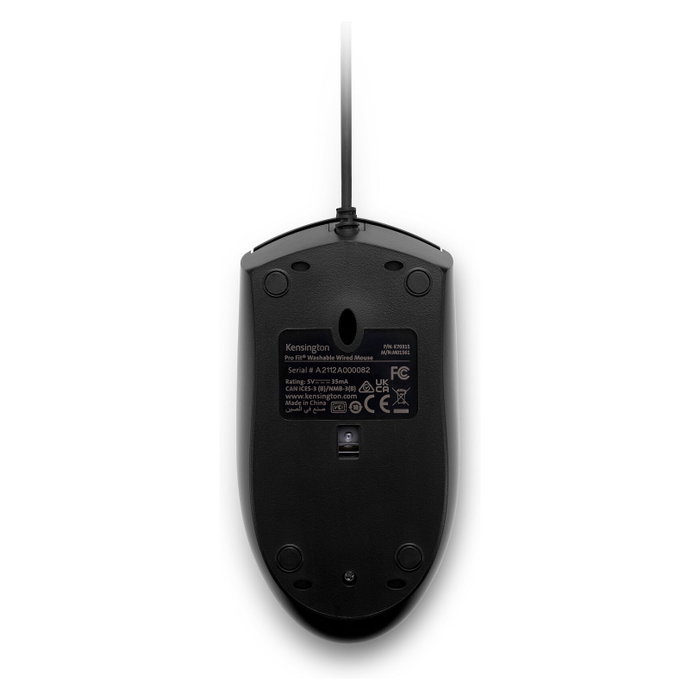 Kensington Ratón Pro Fit® Lavable Negro Kensington Ratón Pro Fit® Lavable Negro