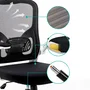 Urban Factory Silla Ergonómica de Oficina con Asiento Inflable y Respaldo de Rejilla - Ajustable en Altura, con Reposacabezas y Reposabrazos - Negro