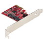 Startech Tarjeta Controladora PCIe SATA III 2 Puertos Internos