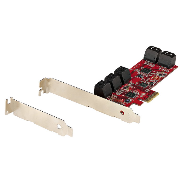 Startech Tarjeta PCIe de expansión interna con 10 puertos SATA 6Gbps