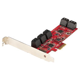 Startech Tarjeta PCIe de expansión interna con 10 puertos SATA 6Gbps
