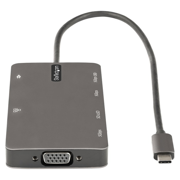 StarTech.com Adaptador Multipuertos USB C DKT30CHVSDPD HDMI 4K/VGA/PD 100W