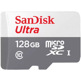 SanDisk Ultra Micro SDXC Tarjeta de Memoria 128 GB Clase 10 UHS-I, SDSQUNR-128G-GN3MN