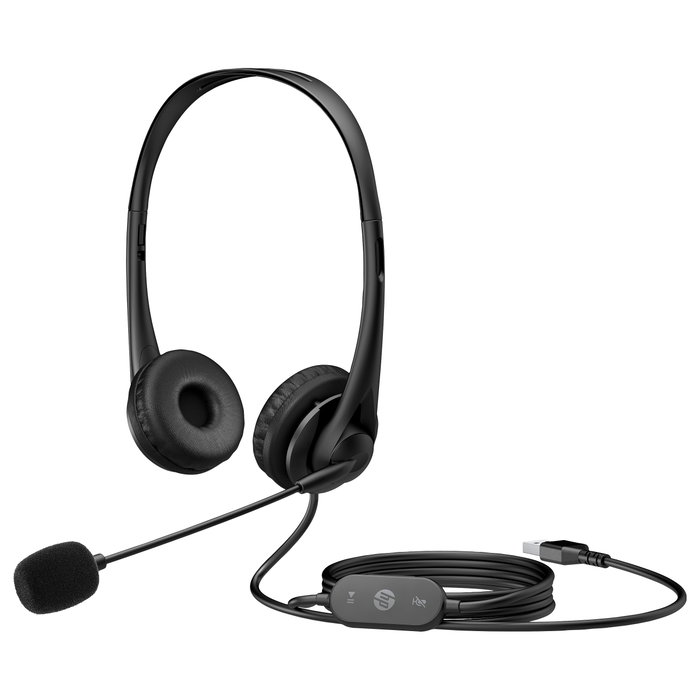 HP Auriculares G2 Estéreo USB con Micrófono y Control de Volumen HP Auriculares G2 Estéreo USB con Micrófono y Control de Volumen