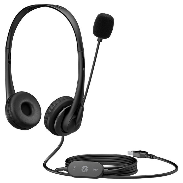 HP Auriculares G2 Estéreo USB con Micrófono y Control de Volumen HP Auriculares G2 Estéreo USB con Micrófono y Control de Volumen