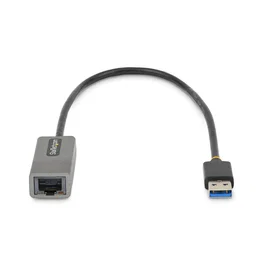 StarTech USB 3.0 a Ethernet Gigabit con cable de 30 cm, Gris