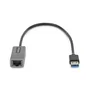 StarTech USB 3.0 a Ethernet Gigabit con cable de 30 cm, Gris