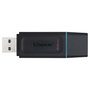 Kingston DataTraveler Exodia 64 GB - Pack de 2 unidades - Negro y turquesa