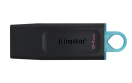 Kingston DataTraveler Exodia Unidad Flash USB 3.2 de 64GB Negro y Turquesa (2 Unidades)