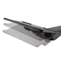 StarTech.com KBTRAYADJ2 Bandeja de Teclado y Ratón Ajustable para Debajo del Escritorio | Soporte Ergonómico con Reposamuñeca | Inclinación y Altura Ajustable | 670x255 mm