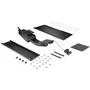 StarTech.com KBTRAYADJ2 Bandeja de Teclado y Ratón Ajustable para Debajo del Escritorio | Soporte Ergonómico con Reposamuñeca | Inclinación y Altura Ajustable | 670x255 mm