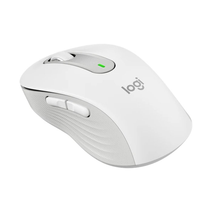 Logitech M650 Ratón Inalámbrico Óptico Mediano Blanco Crudo