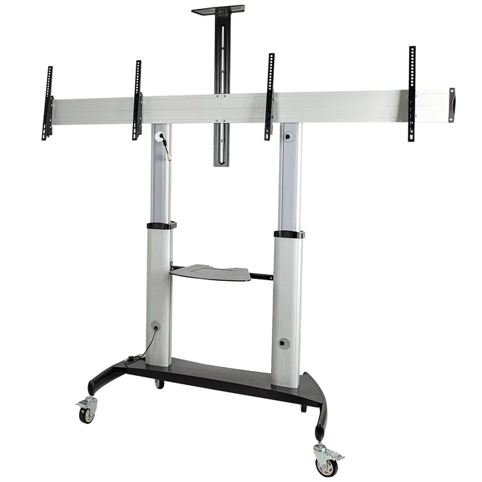 StarTech.com STNDMTVDUO Soporte Móvil Dual para TV de 37 a 60 Pulgadas StarTech.com STNDMTVDUO Soporte Móvil Dual para TV de 37 a 60 Pulgadas