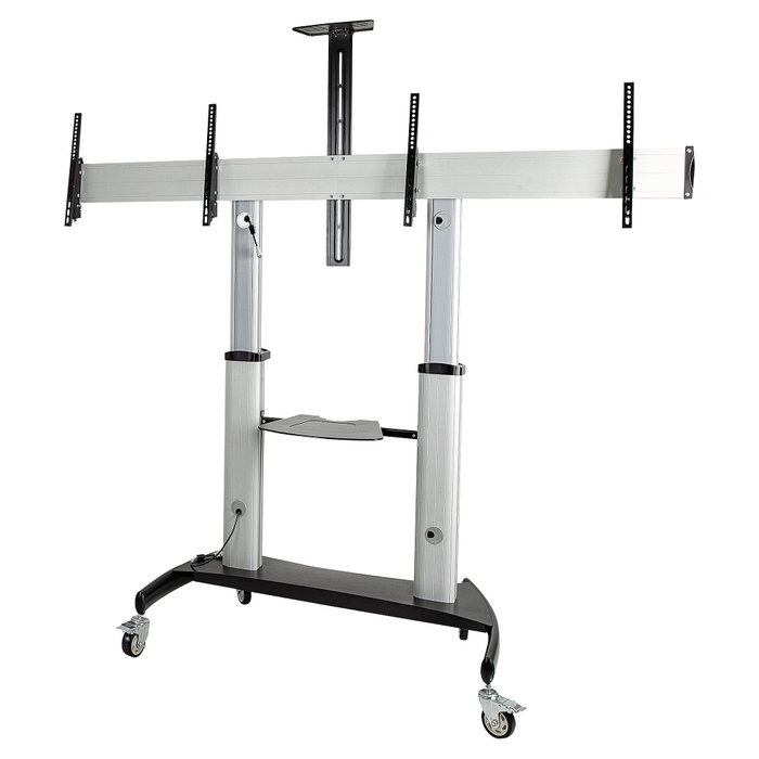 Startech.com Carrito Móvil para Dos TV de 37 a 60 Pulgadas STNDMTVDUO