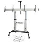 Startech.com Carrito Móvil para Dos TV de 37 a 60 Pulgadas STNDMTVDUO