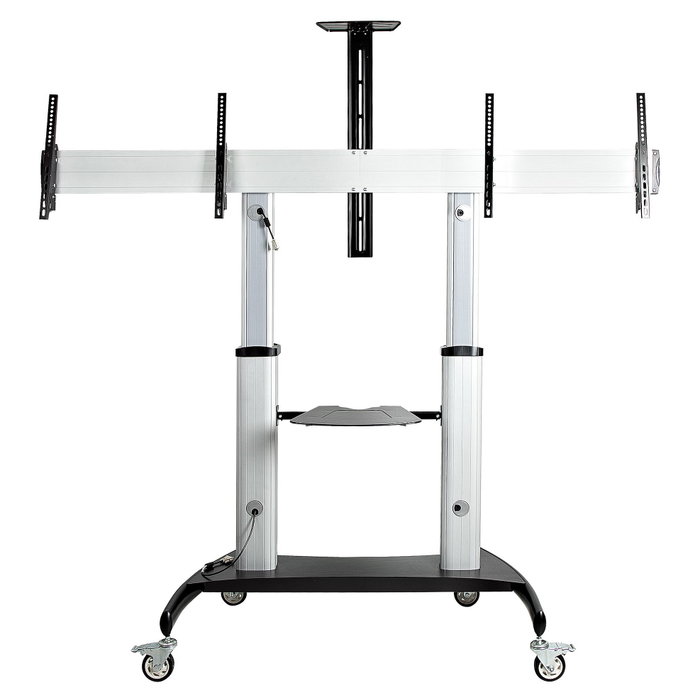 Startech.com Carrito Móvil para Dos TV de 37 a 60 Pulgadas STNDMTVDUO