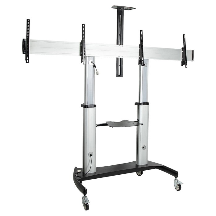 Startech.com Carrito Móvil para Dos TV de 37 a 60 Pulgadas STNDMTVDUO