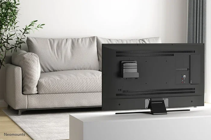 Neomounts AWL-450BL Soporte Universal para Pared, Multimedia, Consola, Ajustable 4.7-7.6 cm, 5 kg, Negro - Accesorio para Soporte de Televisor