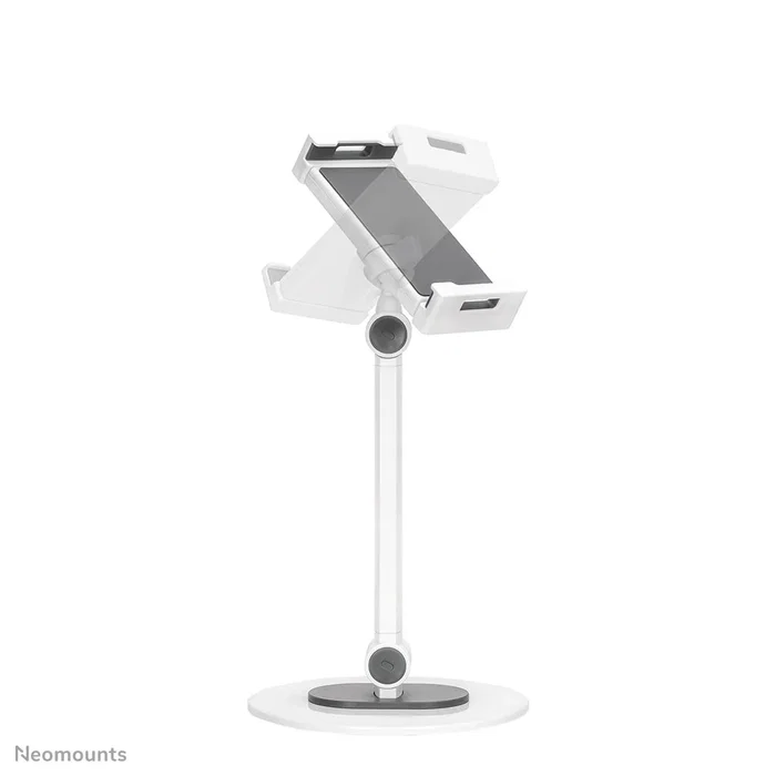 Neomounts DS15-540WH1 Soporte de Seguridad y Universal para Tabletas de 4.7 a 12.9 Pulgadas, Capacidad 1 kg, Inclinación y Rotación 360°, Color Blanco