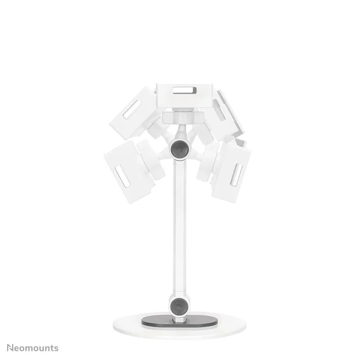 Neomounts DS15-540WH1 Soporte de Seguridad y Universal para Tabletas de 4.7 a 12.9 Pulgadas, Capacidad 1 kg, Inclinación y Rotación 360°, Color Blanco