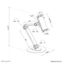 Newstar Neomounts DS15-550BL1 Soporte Universal para Tabletas 4,7-12,9 pulgadas Negro