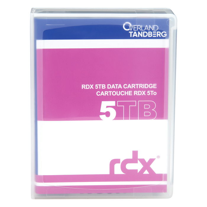 Tandberg Data RDX Cartucho OT HDD 8862-RDX - 5TB, Color Negro