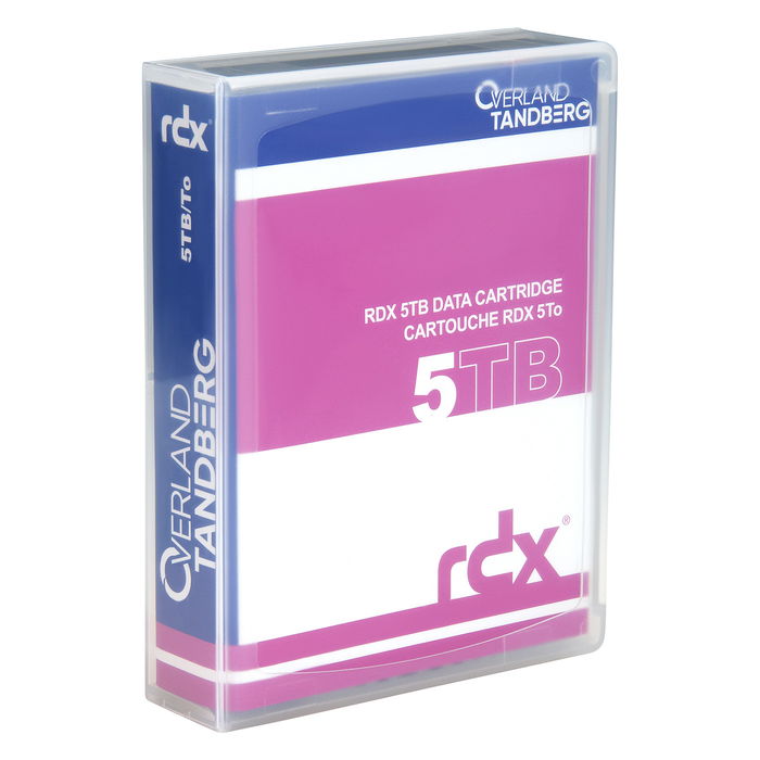 Tandberg Data RDX Cartucho OT HDD 8862-RDX - 5TB, Color Negro