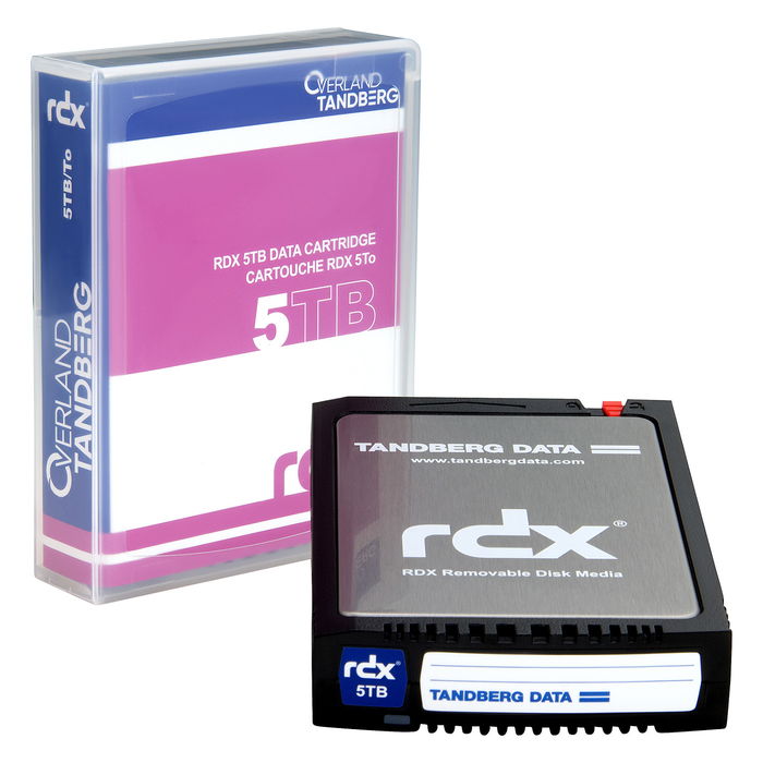Tandberg Data RDX Cartucho OT HDD 8862-RDX - 5TB, Color Negro