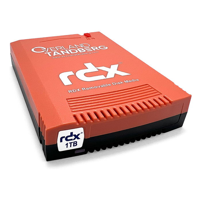 Tandberg Data Cartucho RDX OT SSD 1TB / 8877-RDX Black/Orange - Disco Duro Externo de Almacenamiento
