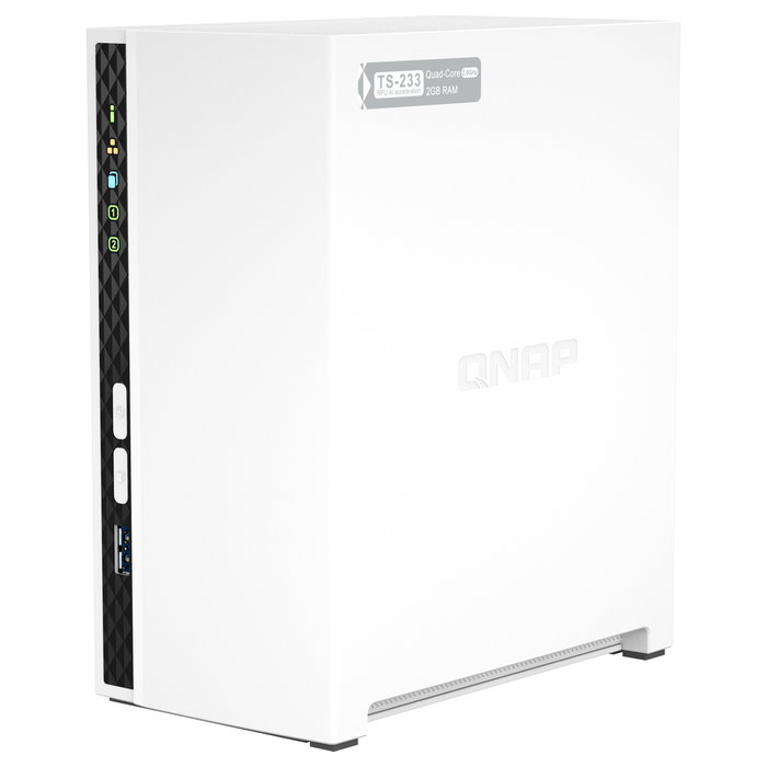 Qnap TS-233 Servidor NAS de 2 Bahías con NPU para IA
