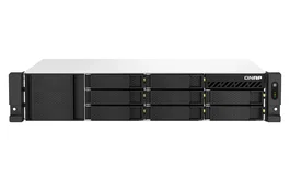 QNAP TS-873AeU-4G Servidor NAS de 8 bahías, AMD Ryzen V1500B, 4 GB DDR4, Negro